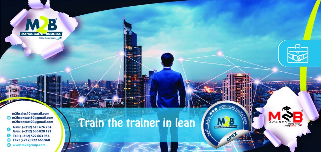 Train the trainer in lean